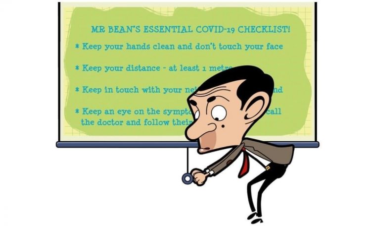 كوفيد-19: منظمة الصحة تتعاون مع الشخصية الكوميدية “ميستر بين” للتذكير باليقظة لمحاربة المرض القاتل