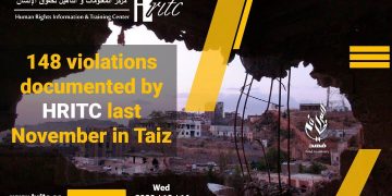 148 violations documented by HRITC last November in Taiz