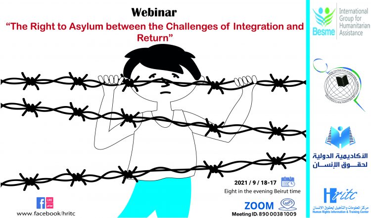 webinar entitled: “The Right to Asylum between the Challenges of Integration and Return”